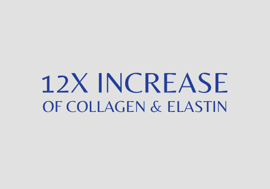 Bio-remodelling injectable achieves a 12 times increase in collagen and elastin.