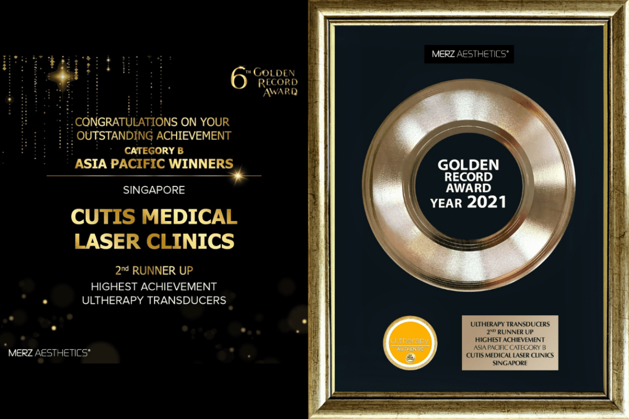 Cutis Receives the Highest Ultherapy Achiever Award at the 2021 Golden Record Awards